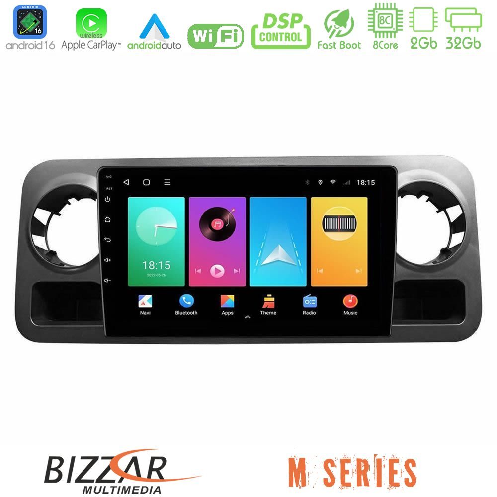 Bizzar M Series 8Core Android16 2+32GB  Mercedes Sprinter W907 Navigation Multimedia Tablet 10"