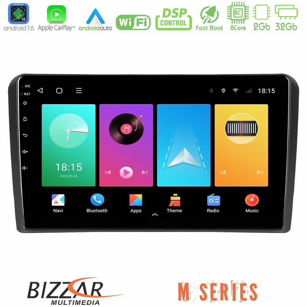 Bizzar M Series 8Core Android16 2+32GB Mitsubishi Outlander 2002 – 2007 Navigation Multimedia Tablet 10"