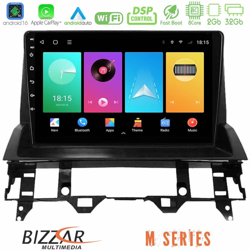Bizzar M Series 8Core Android16 2+32GB Mazda6 2002-2006 Navigation Multimedia Tablet 9"