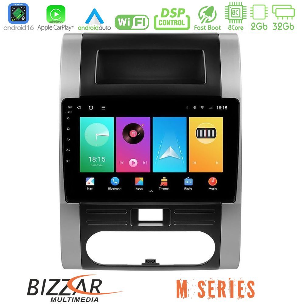 Bizzar M Series 8Core Android16 2+32GB Nissan X-Trail T31 Navigation Multimedia Tablet 10"