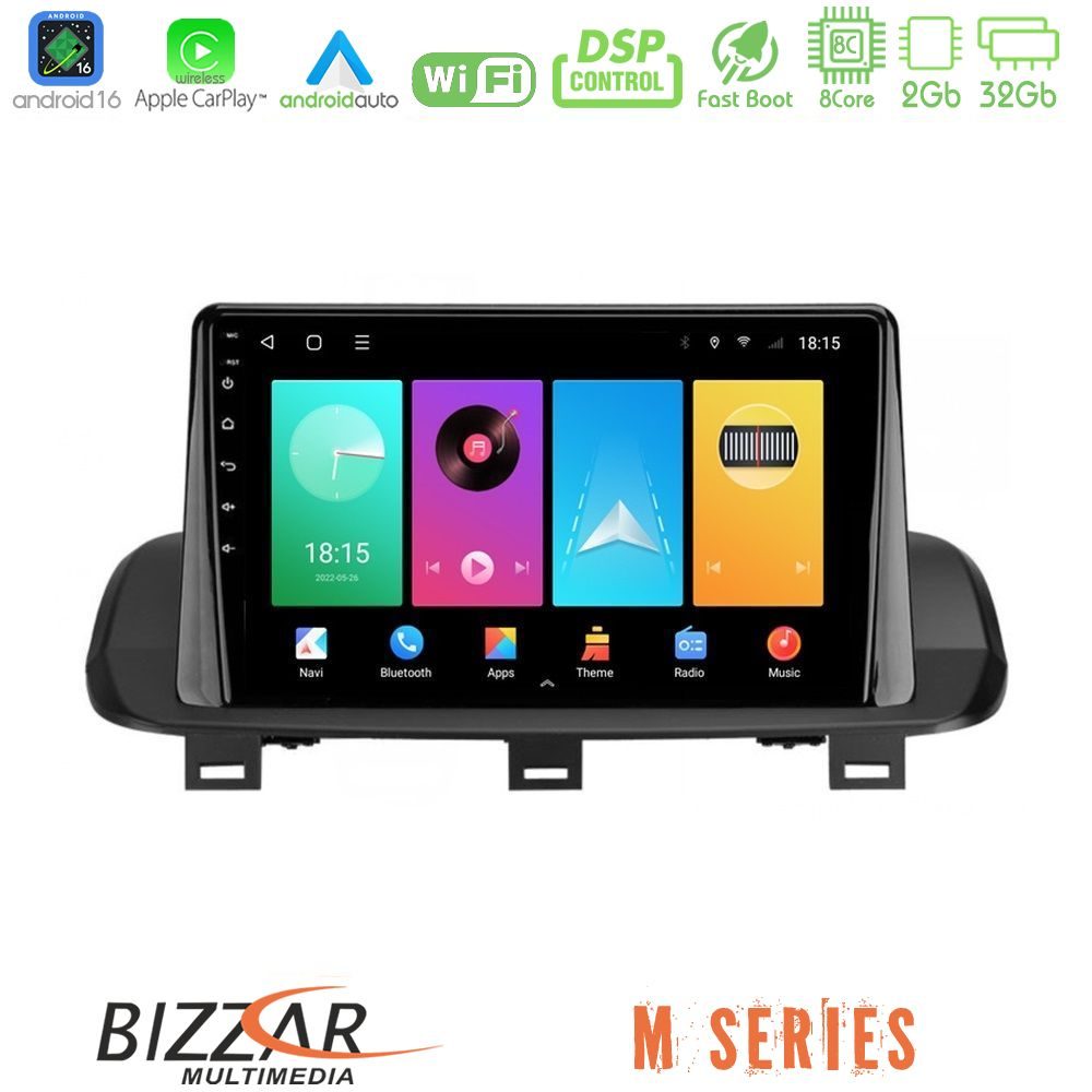 Bizzar M Series 8Core Android16 2+32GB  Nissan Qashqai J12 amp; X-Trail T33 Navigation Multimedia Tablet 10"