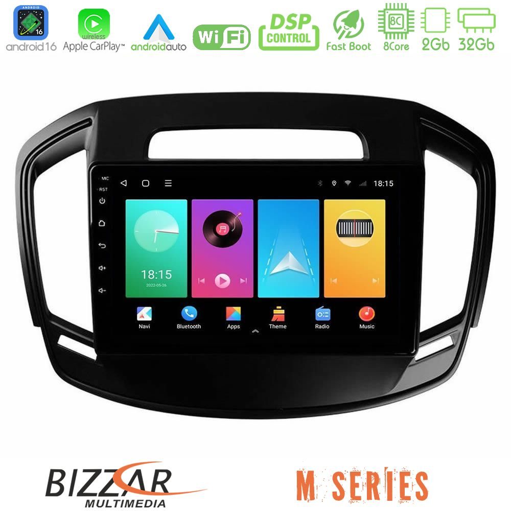 Bizzar M Series 8Core Android16 2+32GB Opel Insignia 2014-2017 Navigation Multimedia Tablet 9"