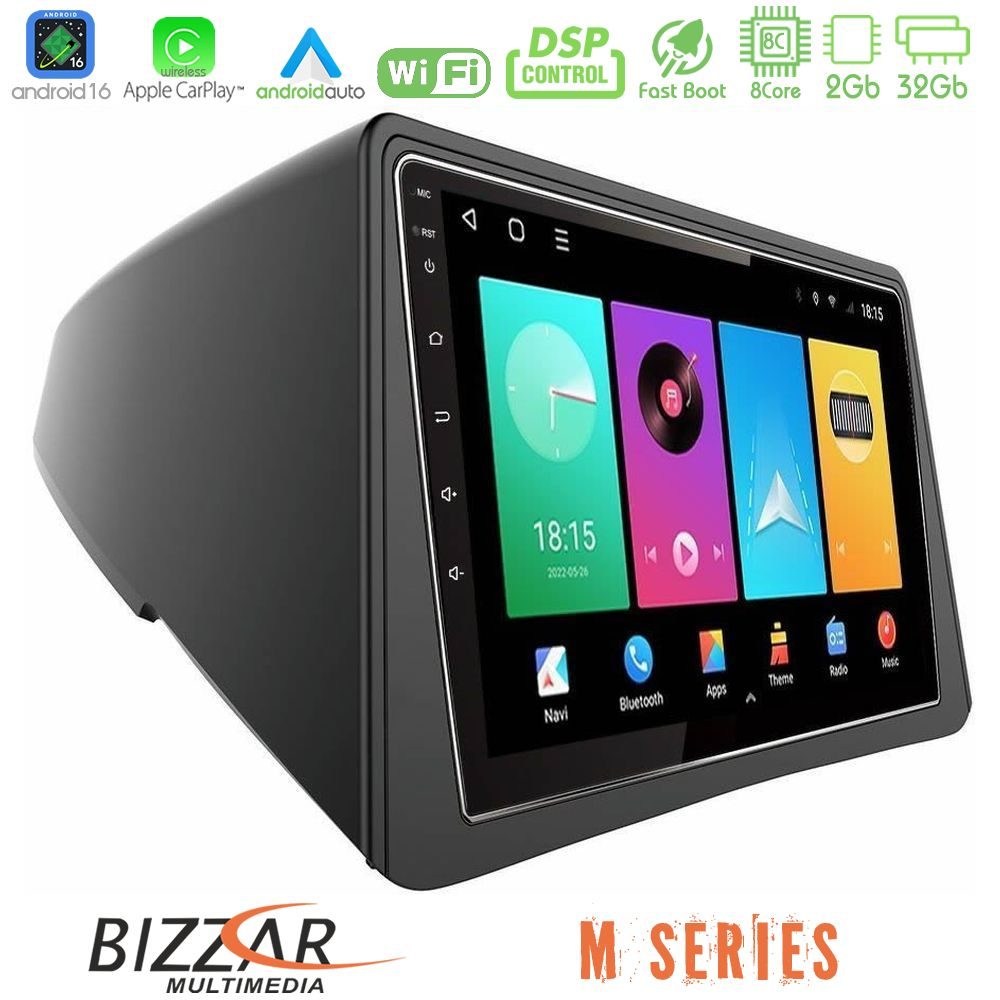 Bizzar M Series 8Core Android16 2+32GB  Opel Mokka Navigation Multimedia Tablet 9"
