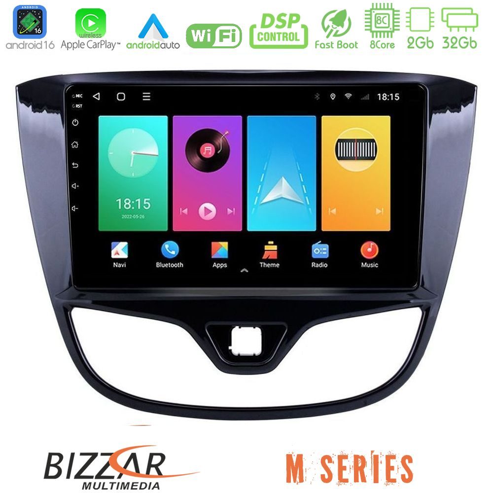 Bizzar M Series 8Core Android16 2+32GB  Opel Karl 2017-2019 Navigation Multimedia Tablet 9"
