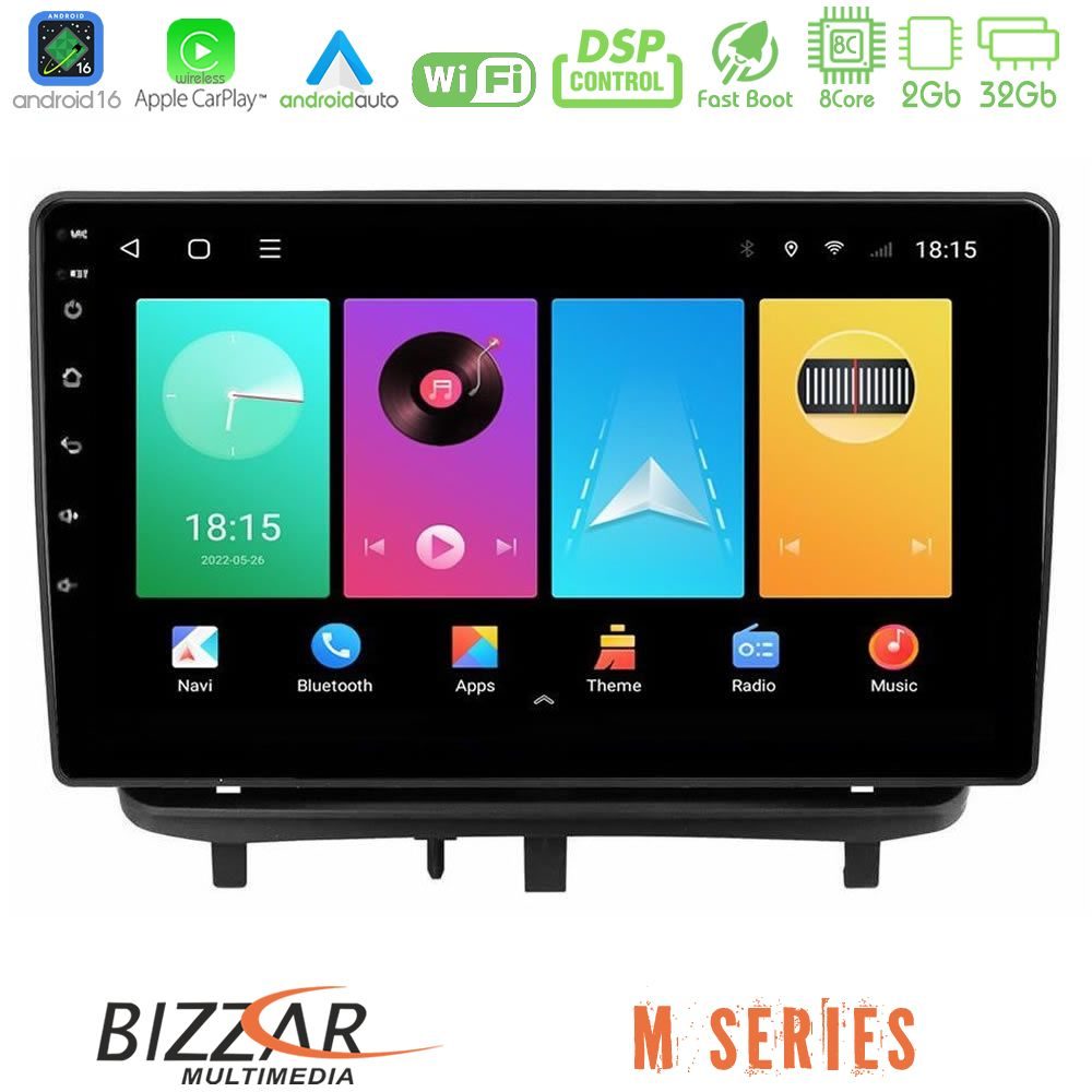 Bizzar M Series 8Core Android16 2+32GB Opel Corsa D 2006-2014 Navigation Multimedia Tablet 9"