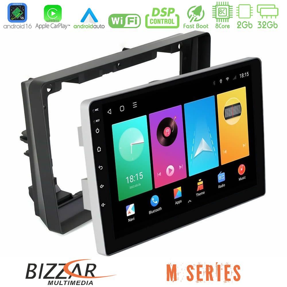 Bizzar M Series 8Core Android16 2+32GB  Peugeot 308 2013-2020 Navigation Multimedia Tablet 9"