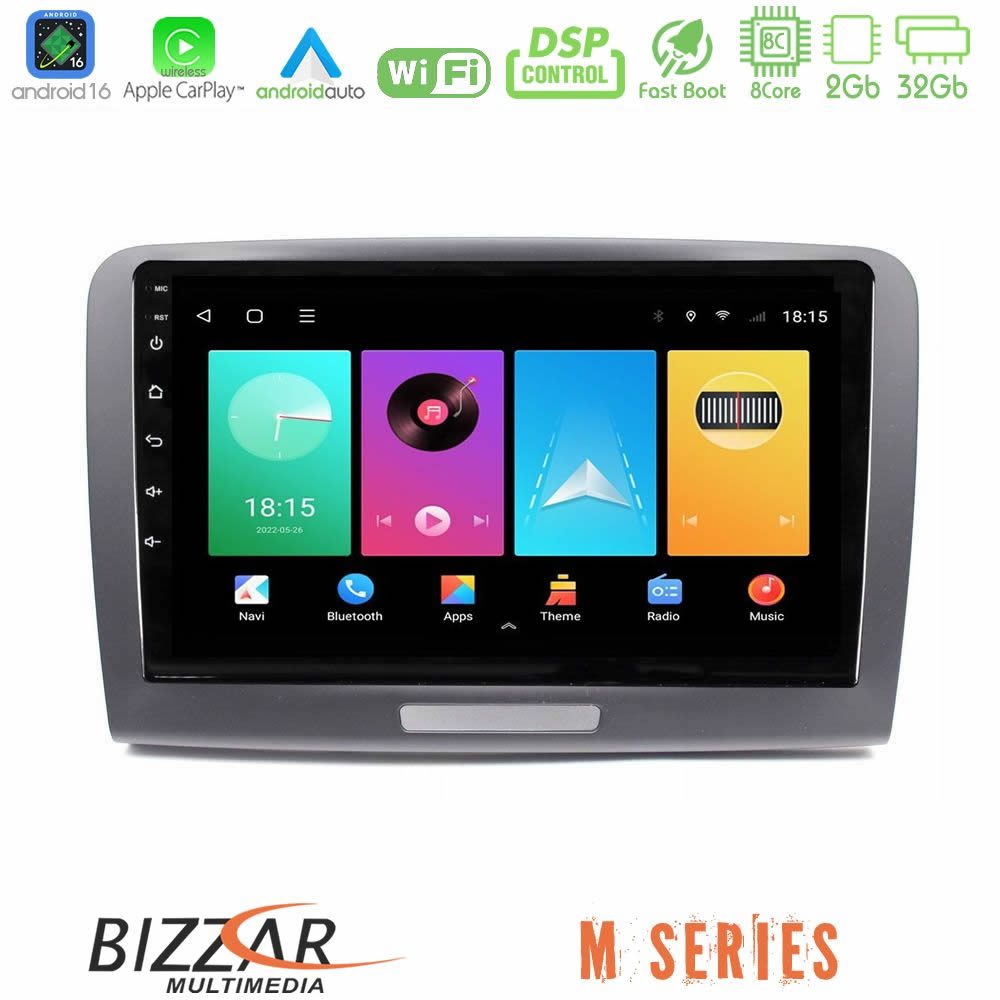 Bizzar M Series 8Core Android16 2+32GB Skoda Superb 2008-2015 Navigation Multimedia Tablet 9"