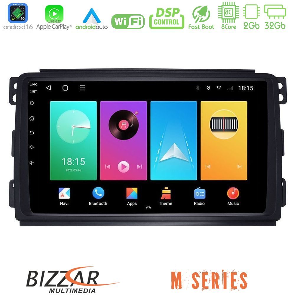 Bizzar M Series 8Core Android16 2+32GB Smart 451 Navigation Multimedia Tablet 9"