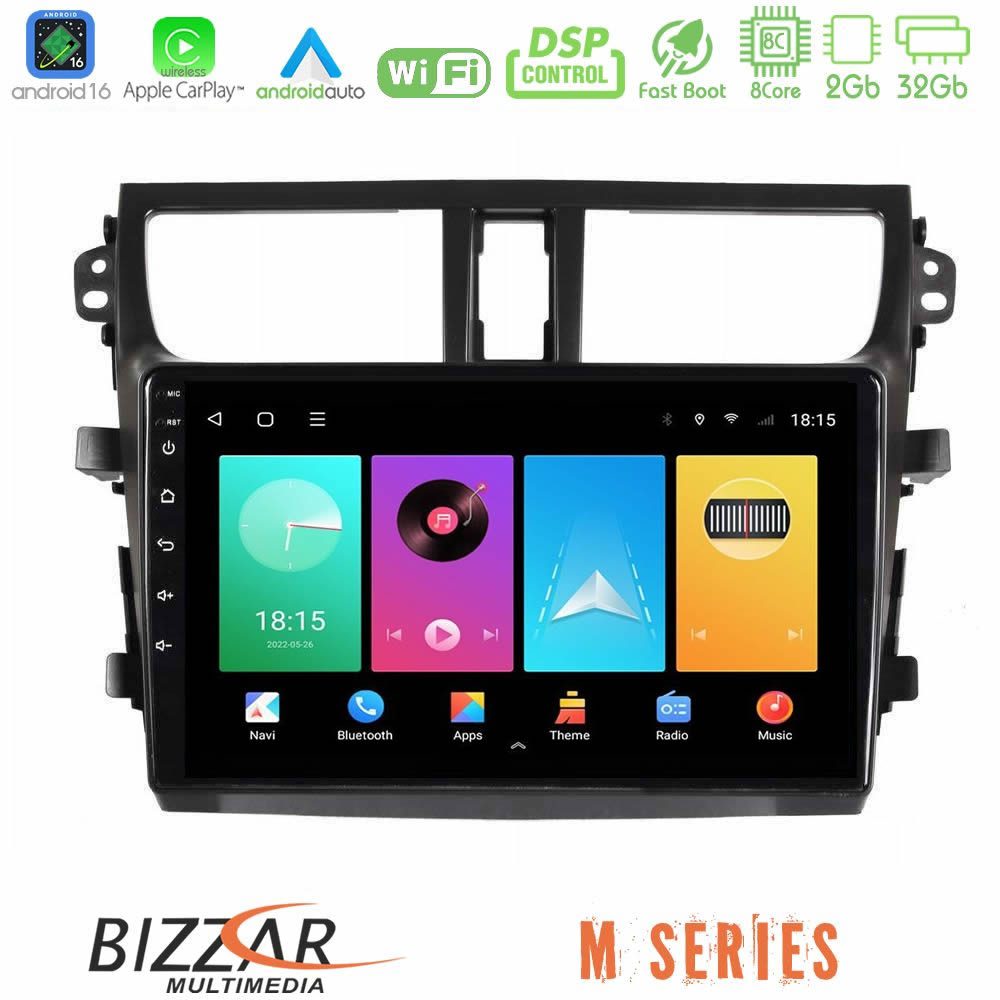 Bizzar M Series 8Core Android16 2+32GB Suzuki Celerio 2014-2020 Navigation Multimedia Tablet 9"
