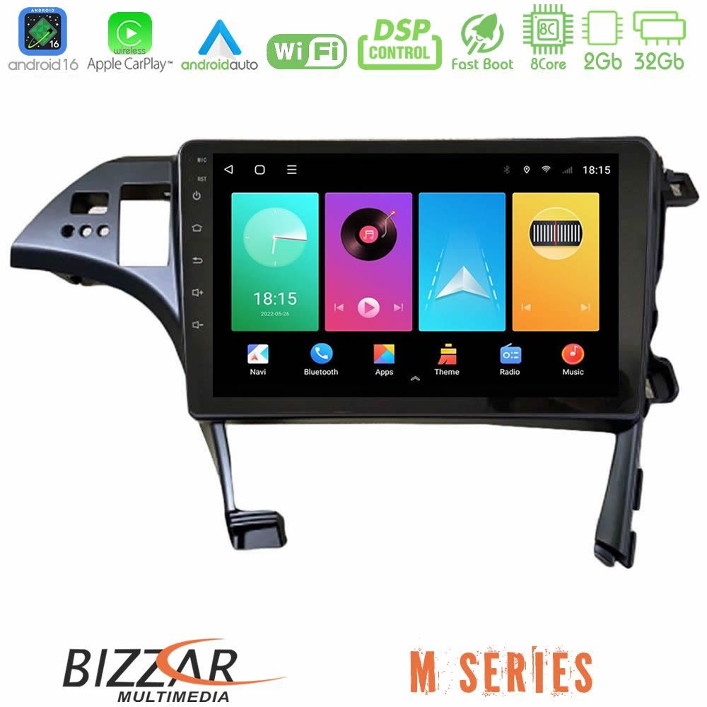 Bizzar M Series 8Core Android16 2+32GB Toyota Prius 2010-2015 Navigation Multimedia Tablet 10"