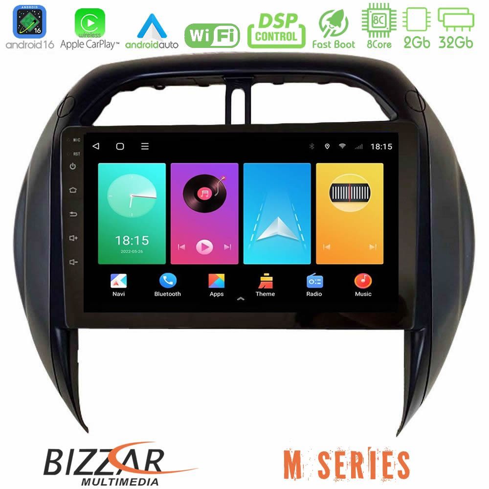 Bizzar M Series 8Core Android16 2+32GB Toyota RAV4 2001-2005 (Auto A/C) Navigation Multimedia Tablet 9"