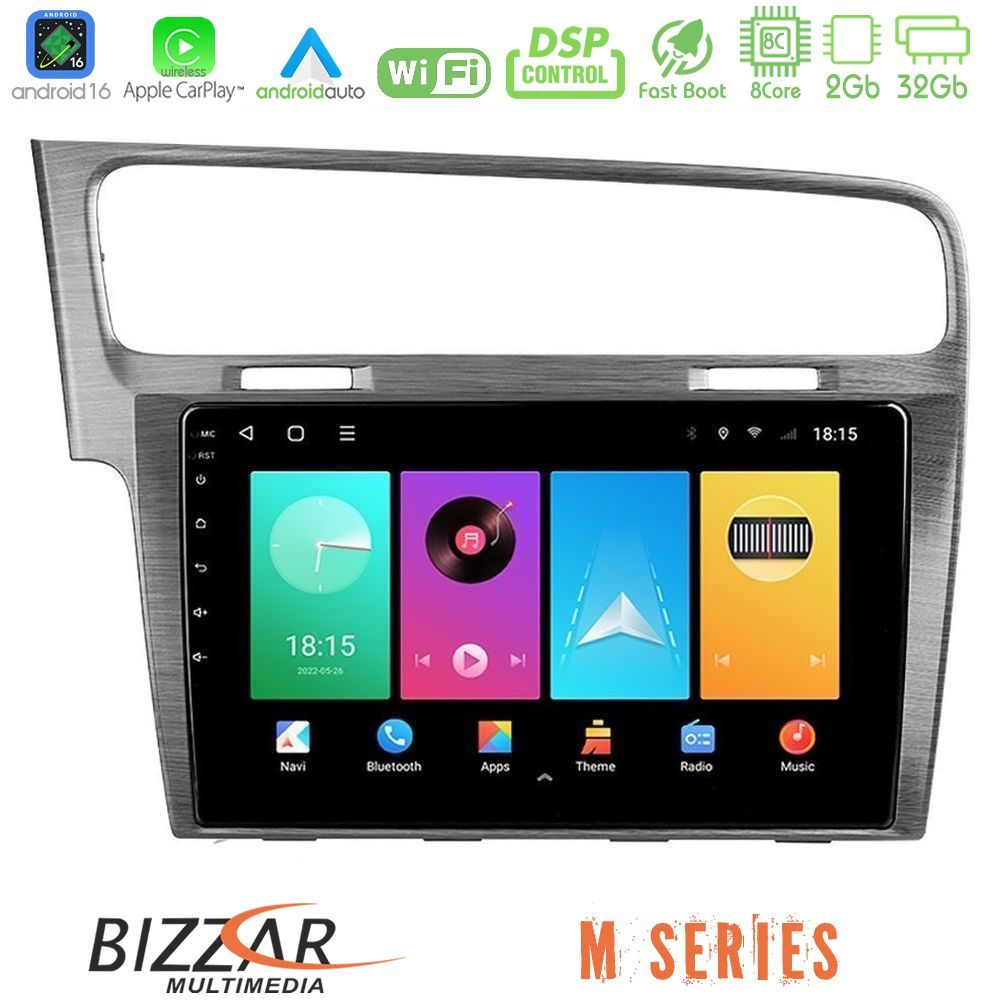 Bizzar M Series 8Core Android16 2+32GB VW GOLF 7 Navigation Multimedia Tablet 10"