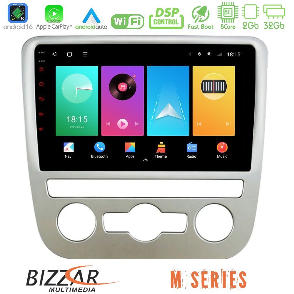 Bizzar M Series 8Core Android16 2+32GB VW Scirocco 2008 – 2014 Navigation Multimedia Tablet 9"