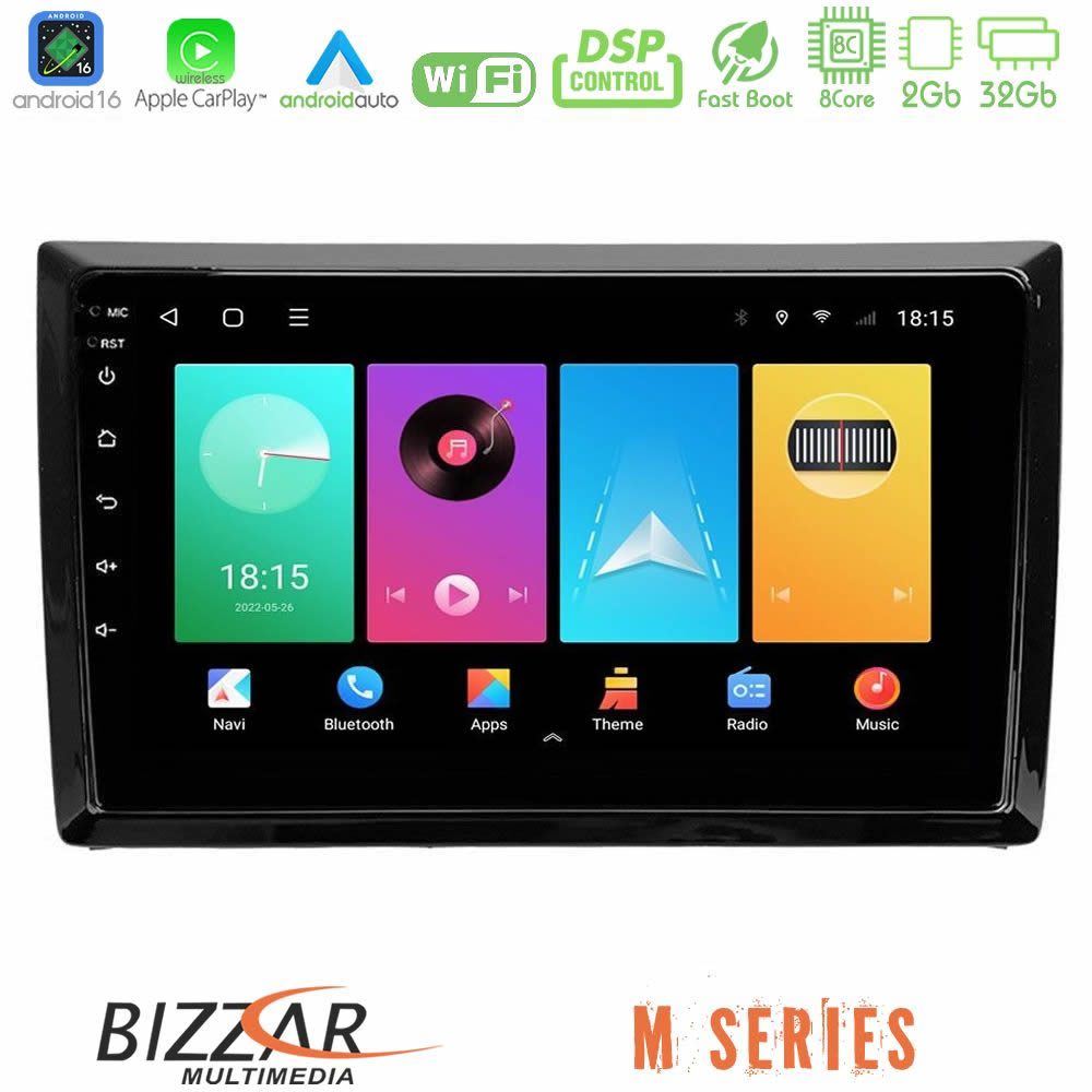 Bizzar M Series 8Core Android16 2+32GB VW Beetle Navigation Multimedia Tablet 9"