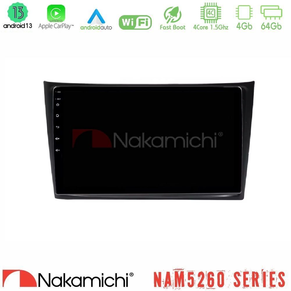 Nakamichi NAM5260 Series Volvo XC90 2006-2014 4Core Android13 4+64GB Navigation Multimedia Tablet 10" Με Carplay & Android Auto