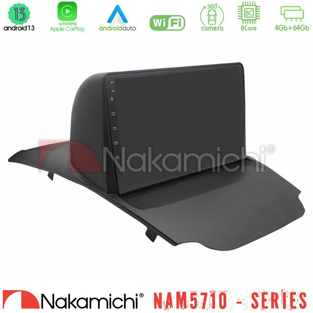 Nakamichi NAM5710 Series 8Core Android13 4+64GB Ford Ecosport 2014-2017 Navigation Multimedia Tablet 10"