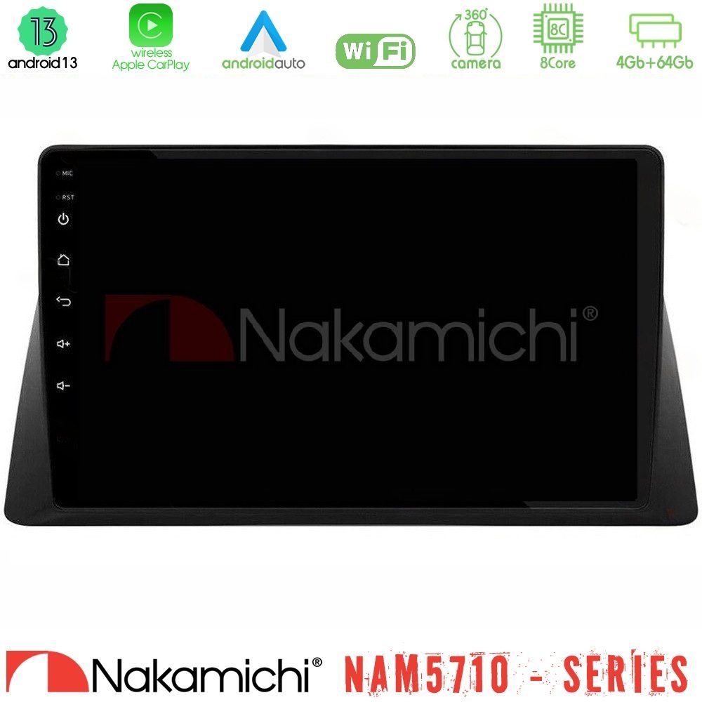 Nakamichi NAM5710 Series 8Core Android13 4+64GB Honda WR-V 2024-> Navigation Multimedia Tablet 10"