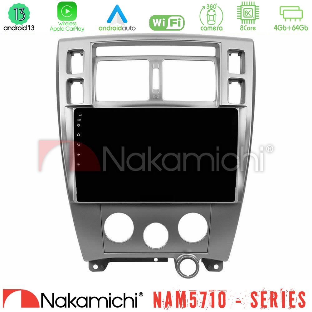 Nakamichi NAM5710 Series 8Core Android13 4+64GB Hyundai Tucson Navigation Multimedia Tablet 10"