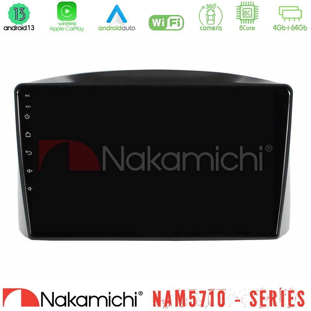 Nakamichi NAM5710 Series 8Core Android13 4+64GB Jeep Grand Cherokee 2005-2007 Navigation Multimedia Tablet 10"