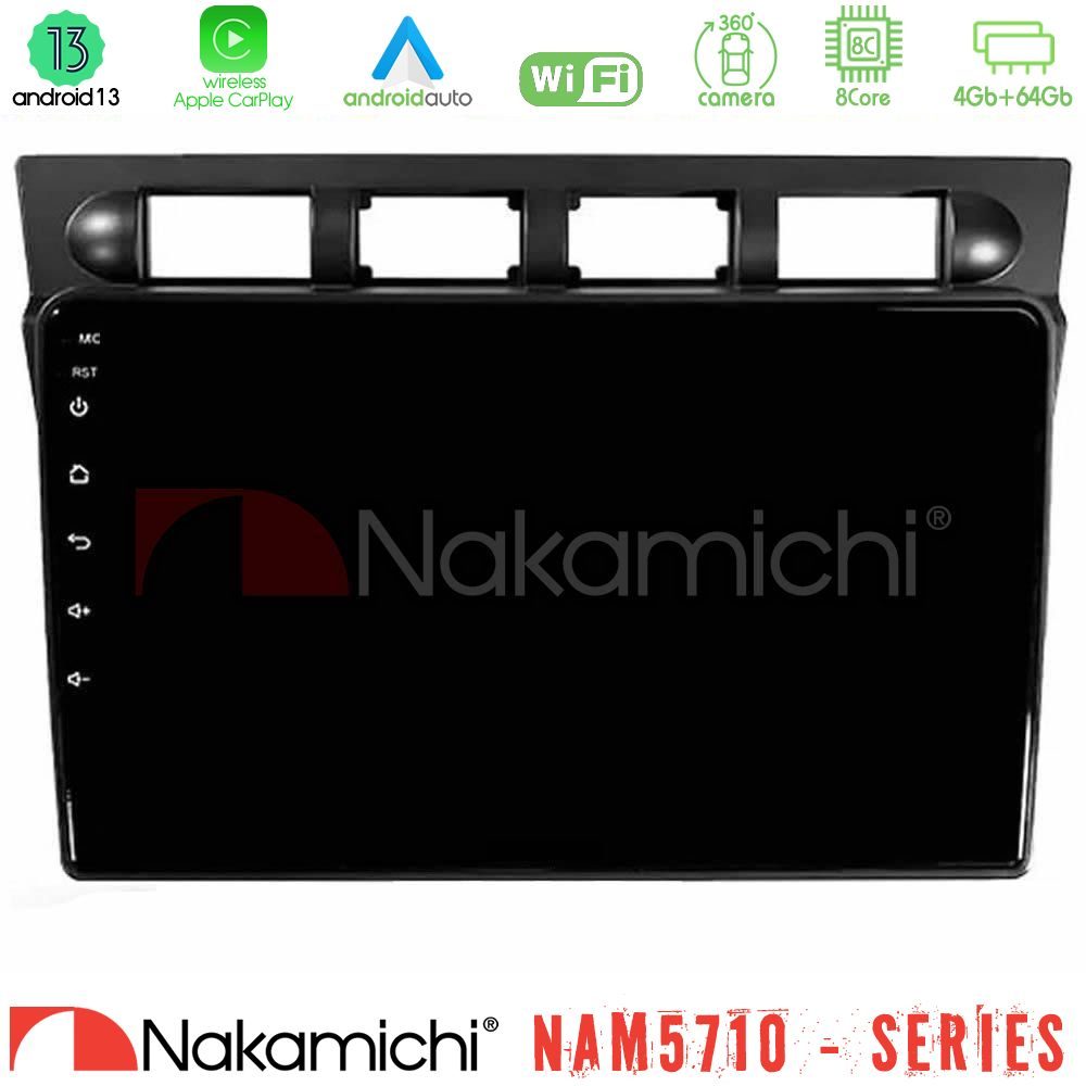 Nakamichi NAM5710 Series 8Core Android13 4+64GB Kia Picanto 2004-2007 Navigation Multimedia Tablet 9"