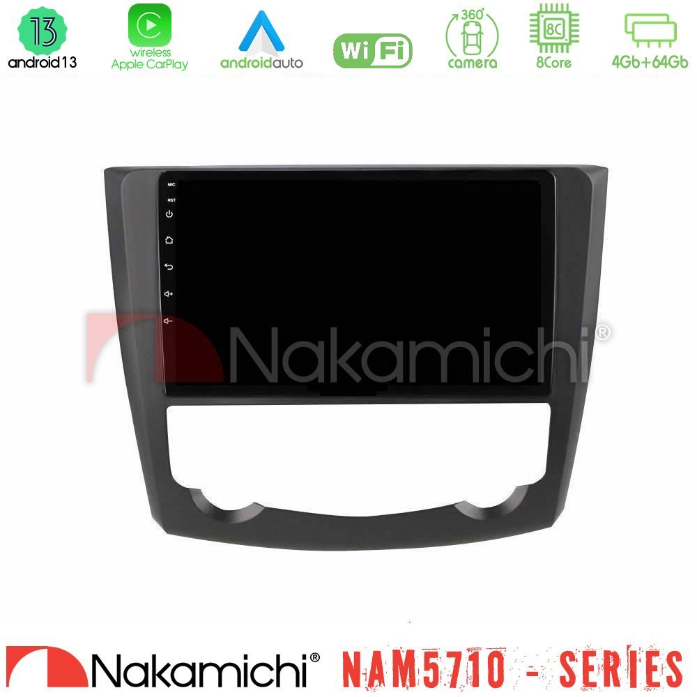 Nakamichi NAM5710 Series 8Core Android13 4+64GB Renault Kadjar Navigation Multimedia Tablet 9"