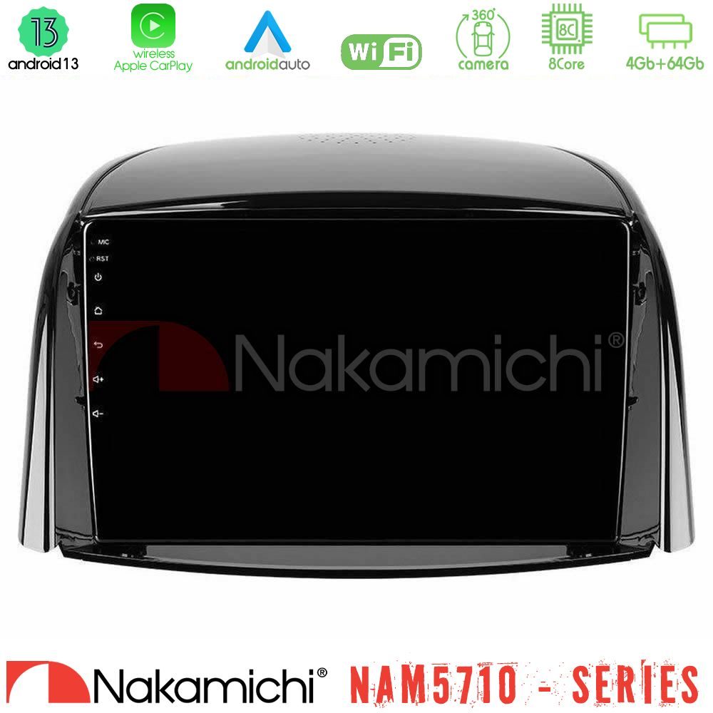 Nakamichi NAM5710 Series 8Core Android13 4+64GB Renault Koleos 2007-2015 Navigation Multimedia Tablet 9"