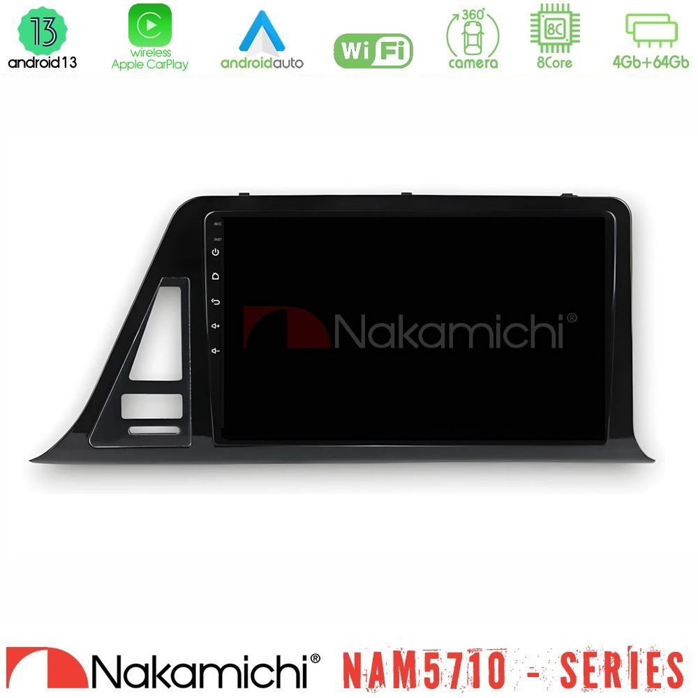 Nakamichi NAM5710 Series 8Core Android13 4+64GB Toyota CH-R RHD Navigation Multimedia Tablet 9"