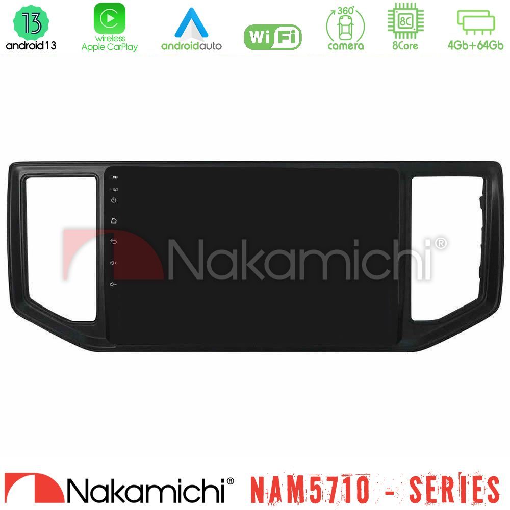Nakamichi NAM5710 Series 8Core Android13 4+64GB VW Amarok 2017-2022 Navigation Multimedia Tablet 9"