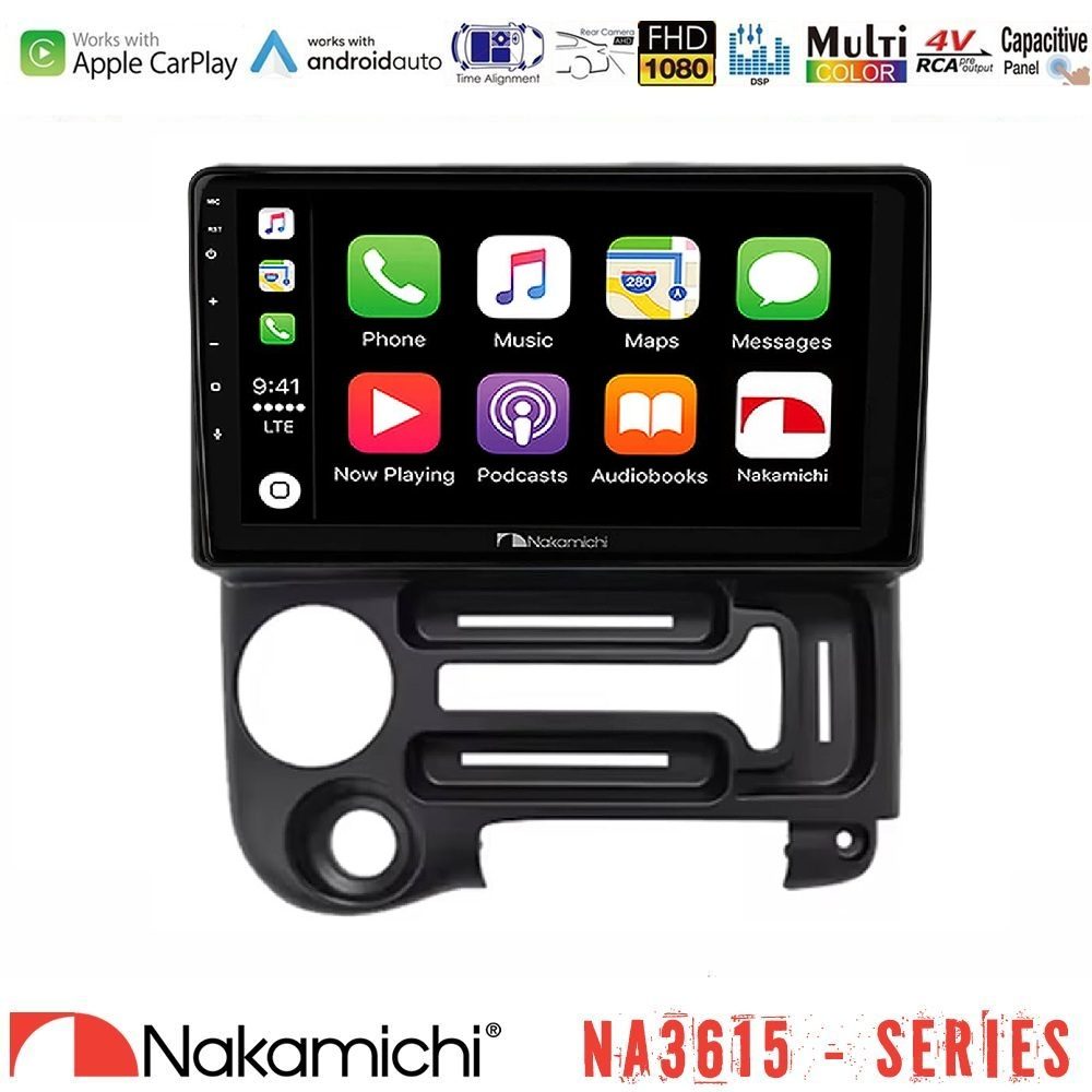 Nakamichi NA3615 Series Με Wireless Carplay & Android Auto Hyundai Atos 1997 – 2010 Media Station Tablet 9"