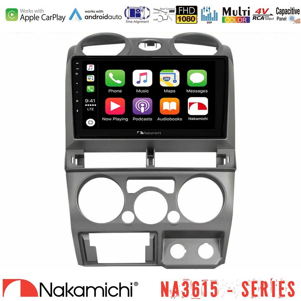 Nakamichi NA3615 Series Με Wireless Carplay & Android Auto  Isuzu D-Max 2007-2011 Media Station Tablet 9"