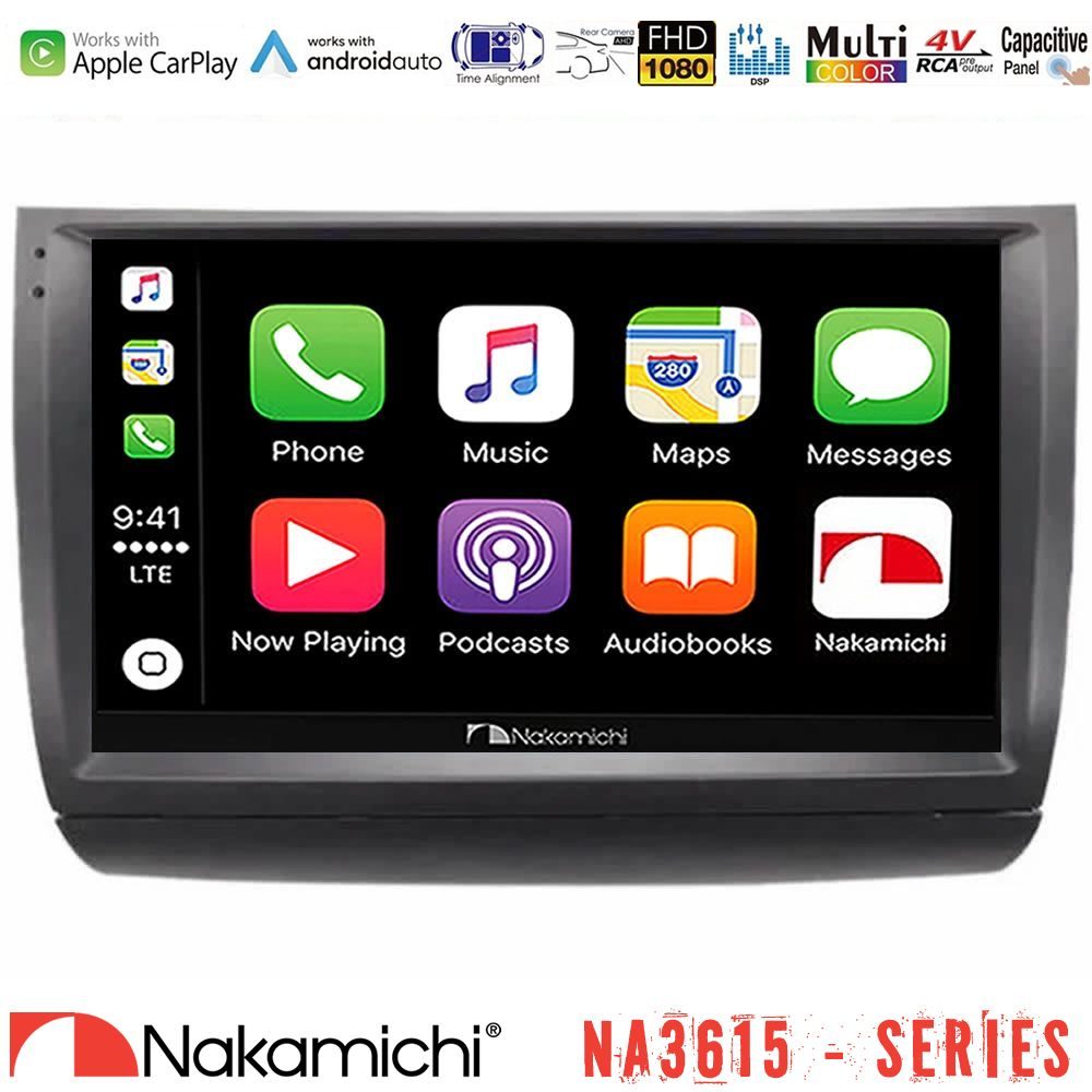Nakamichi NA3615 Series Με Wireless Carplay & Android Auto Toyota Prius 2004-2009 Media Station Tablet 9"