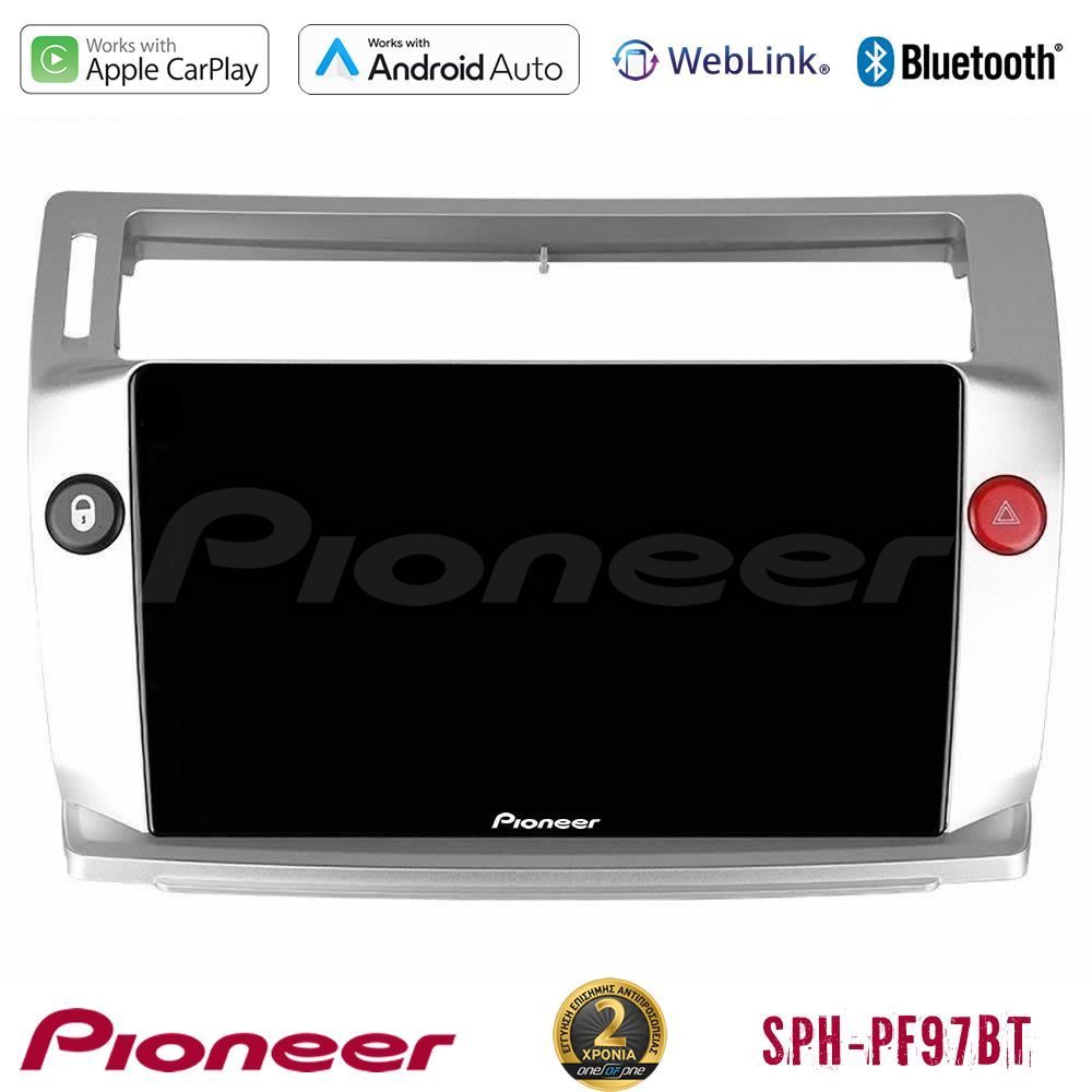 Pioneer SPH-PF97BT Series Citroen C4 2004-2010 Multimedia Station 9" (Tablet Style) Με Carplay & Android Auto