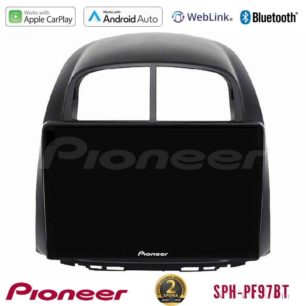 Pioneer SPH-PF97BT Series Daihatsu Sirion/Subaru Justy Multimedia Station 9" (Tablet Style) Με Carplay & Android Auto