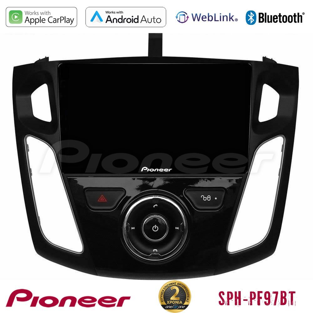 Pioneer SPH-PF97BT Series Ford Focus 2012-2018 Multimedia Station 9" (Tablet Style) Με Carplay & Android Auto
