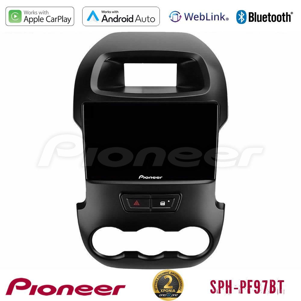 Pioneer SPH-PF97BT Series Ford Ranger 2012-2016 Multimedia Station 9" (Tablet Style) Με Carplay & Android Auto