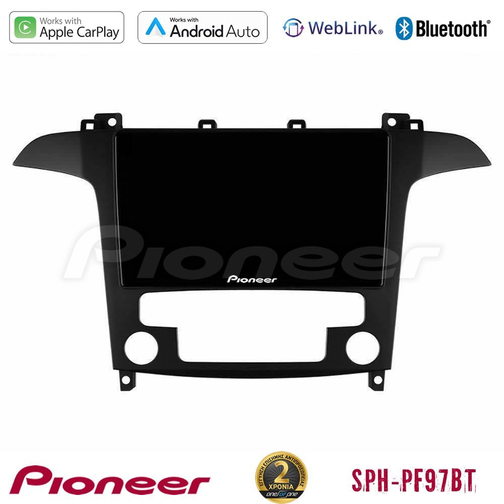 Pioneer SPH-PF97BT Series Ford S-Max 2006-2012 Multimedia Station 9" (Tablet Style) Με Carplay & Android Auto