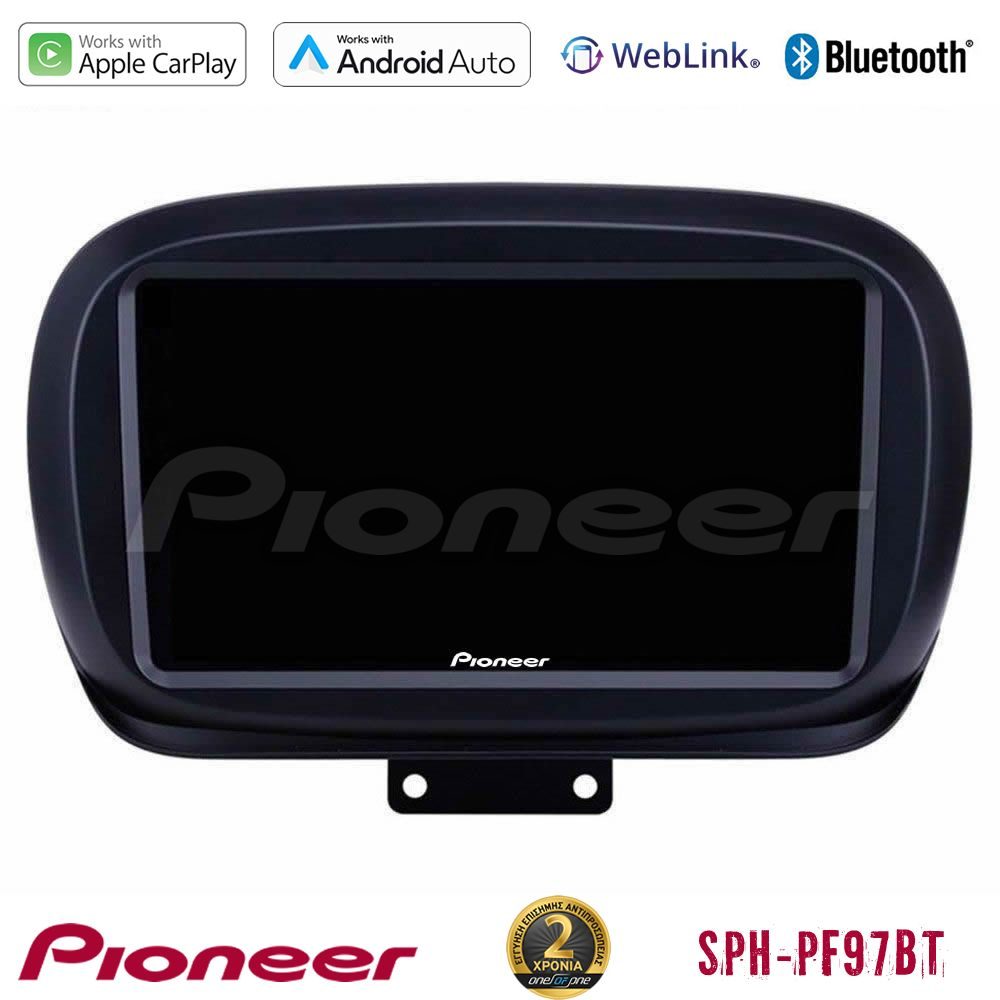 Pioneer SPH-PF97BT Series Fiat 500X Multimedia Station 9" (Tablet Style) Με Carplay & Android Auto