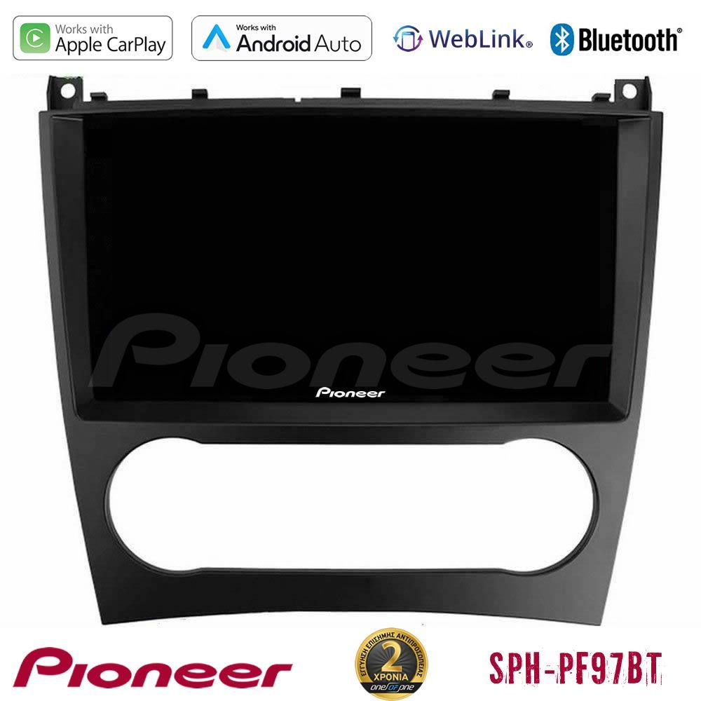 Pioneer SPH-PF97BT Series Mercedes W203 Facelift Multimedia Station 9" (Tablet Style) Με Carplay & Android Auto