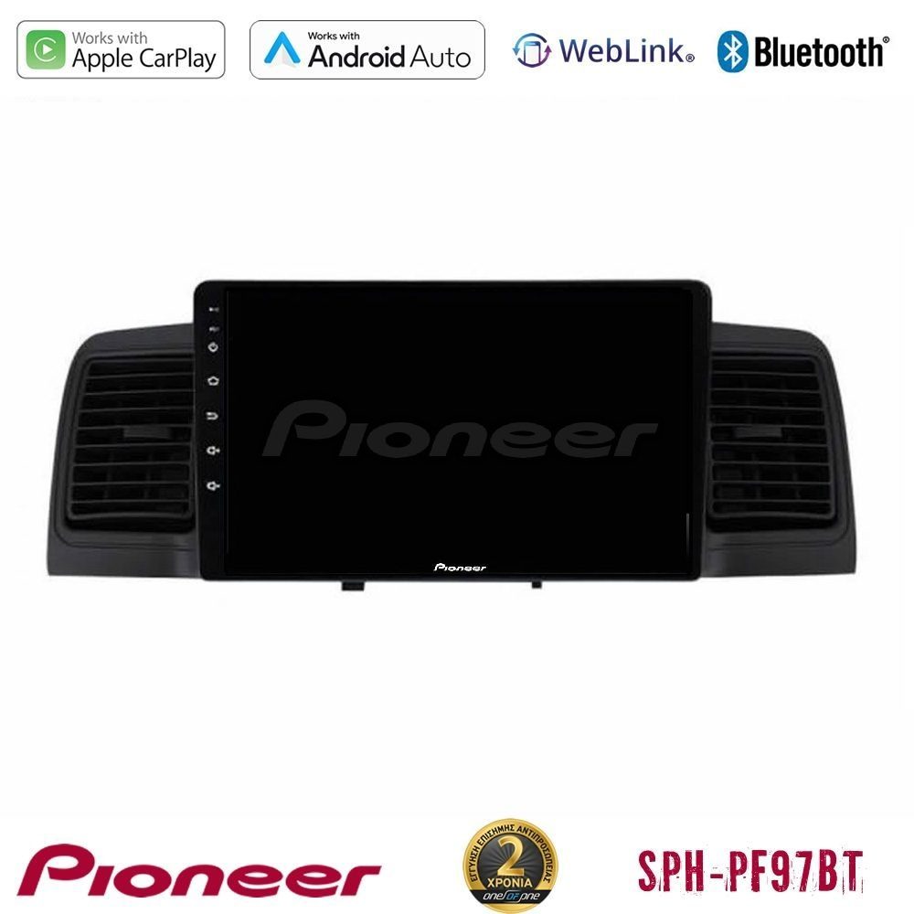 Pioneer SPH-PF97BT Series Toyota Corolla 2002-2006 Multimedia Station 9" (Tablet Style) Με Carplay & Android Auto