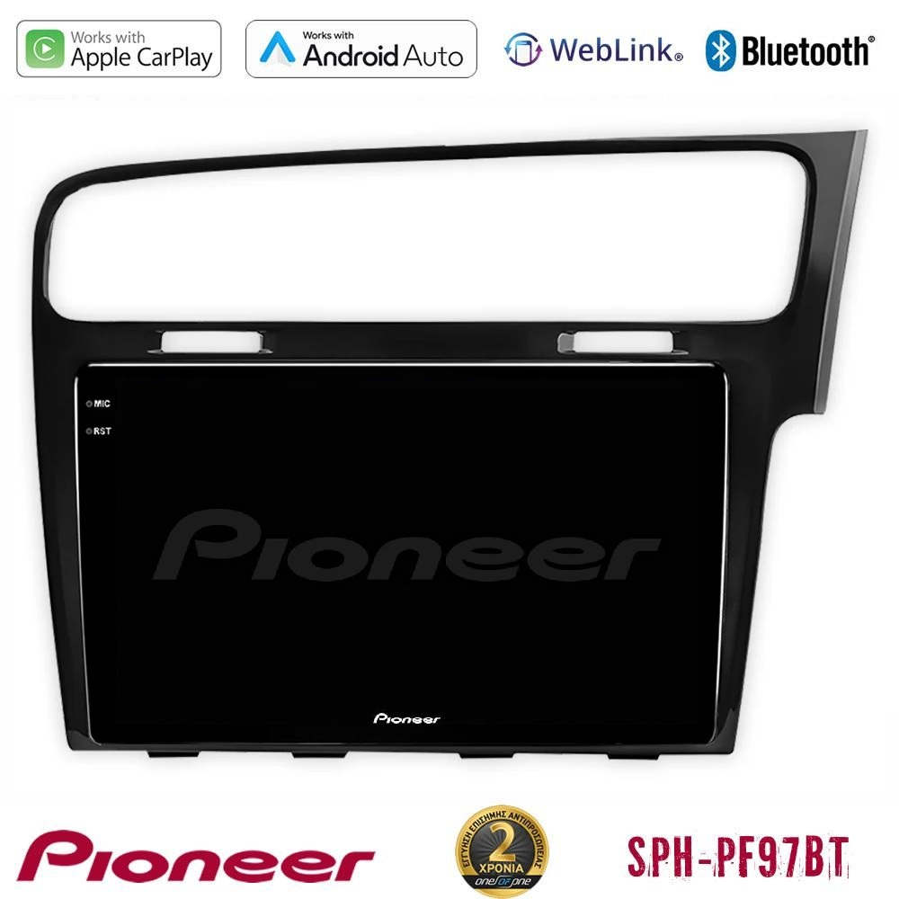 Pioneer SPH-PF97BT Series VW GOLF 7 RHD Multimedia Station 9" (Tablet Style) Με Carplay & Android Auto