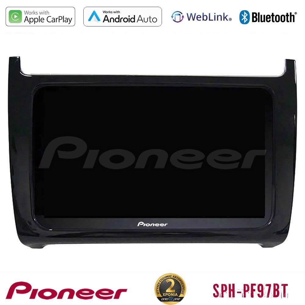 Pioneer SPH-PF97BT Series    Vw Polo 2009-2014 Multimedia Station 9" (Tablet Style) Με Carplay & Android Auto