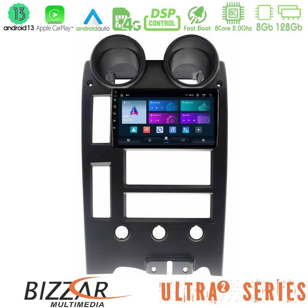 Bizzar Ultra Series Hummer H2 2002-2007 8core Android13 8+128GB Navigation Multimedia Tablet 9"