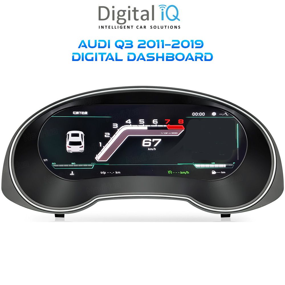 DIGITAL IQ DYL 923_DC (12.3in) DIGITAL INSTRUMENT CLUSTER for AUDI Q3 mod. 2011-2019 with HDMI input