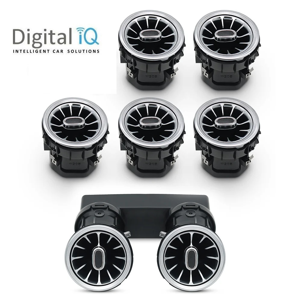 DIQ AMBIENT 8176 GS - AIRVENTS BENZ A-CLA-GLA mod. 2019> (Digital iQ Turbine Air Vent Ambient Light Kit for MERCEDES A - CLA - GLA mod. 2019>)