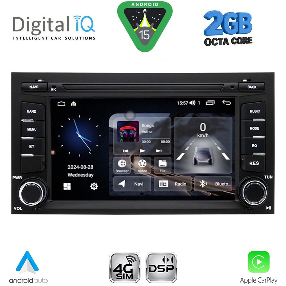 DIGITAL IQ BLF 347_CPA (7" DECK) MULTIMEDIA SYSTEM for SEAT LEON mod. 2012-2021 – IBIZA mod. 2015-2017