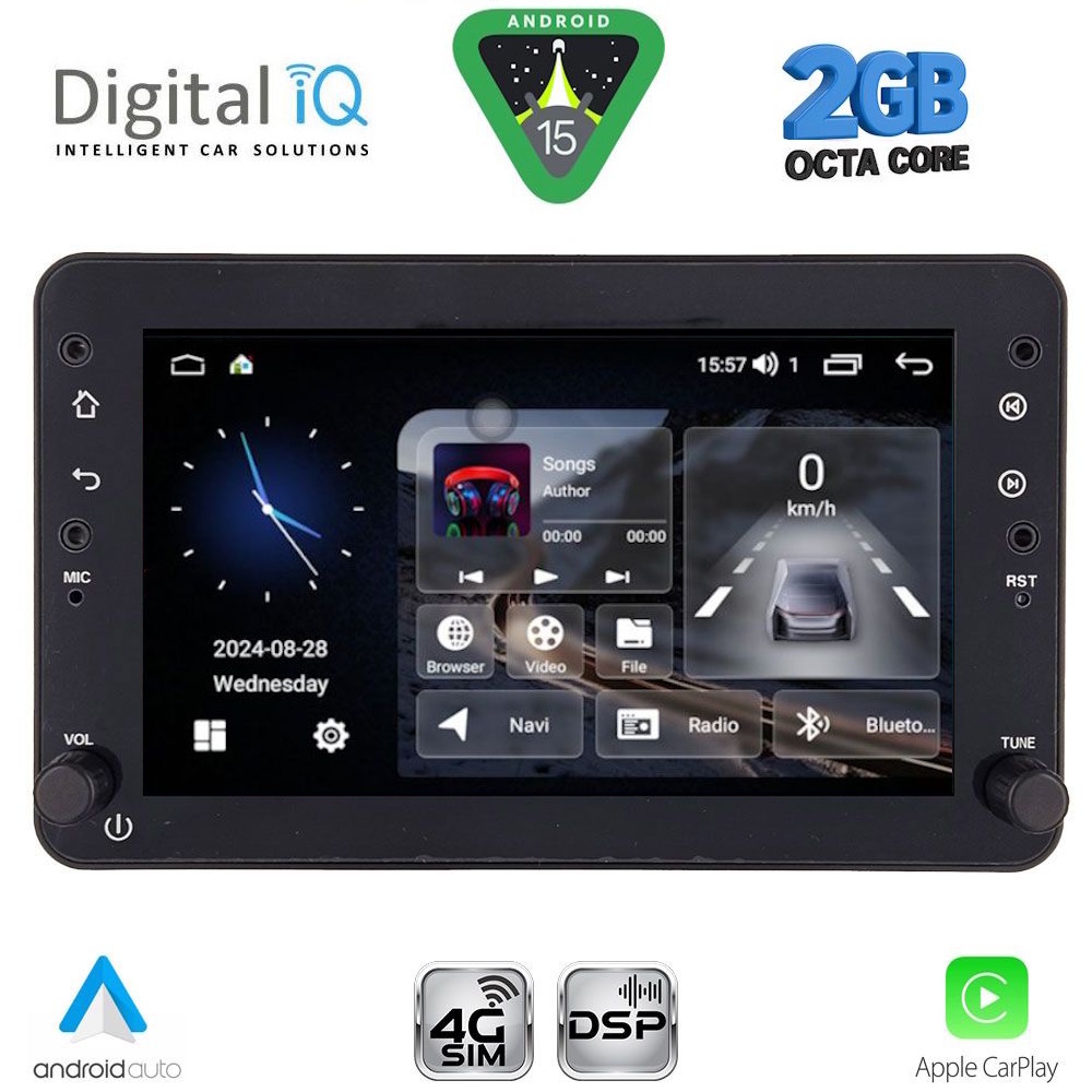 DIGITAL IQ BLF 359_CPA (7" DECK) MULTIMEDIA SYSTEM for ALFA ROMEO 159 – SPIDER – BRERA mod. 2004-2012