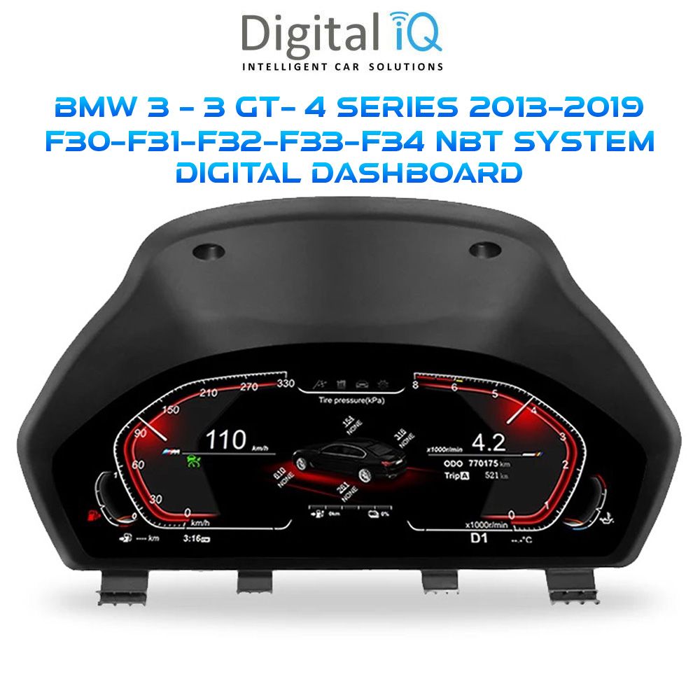 DIGITAL IQ DDD 955_DC (12.3in)  DIGITAL INSTRUMENT CLUSTER for BMW 3 - 3 GT - 4 Series F30 - F31 - F32 - F33 - F34 mod. 2013-2019
