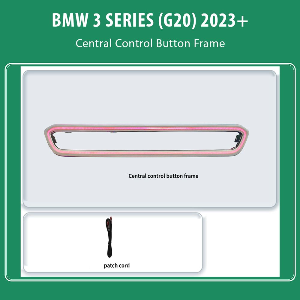 DIQ AMBIENT BMW S.3 (G20) FRAME (Digital iQ Co-Pilot Trim for BMW Series 3 mod. 2023+ FACELIFT