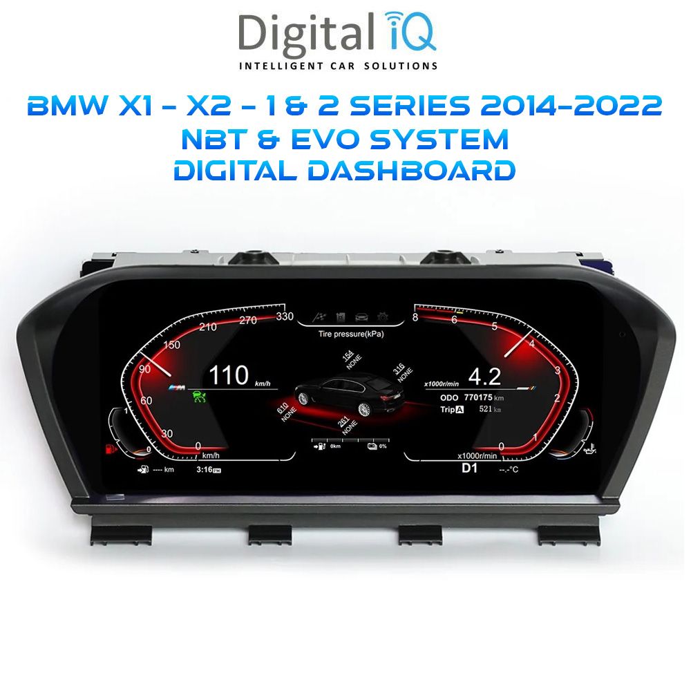 DIGITAL IQ DDD 943_DC (11in) DIGITAL INSTRUMENT CLUSTER for BMW 1 - 2 Series - X1 - X2 mod. 2014-2022