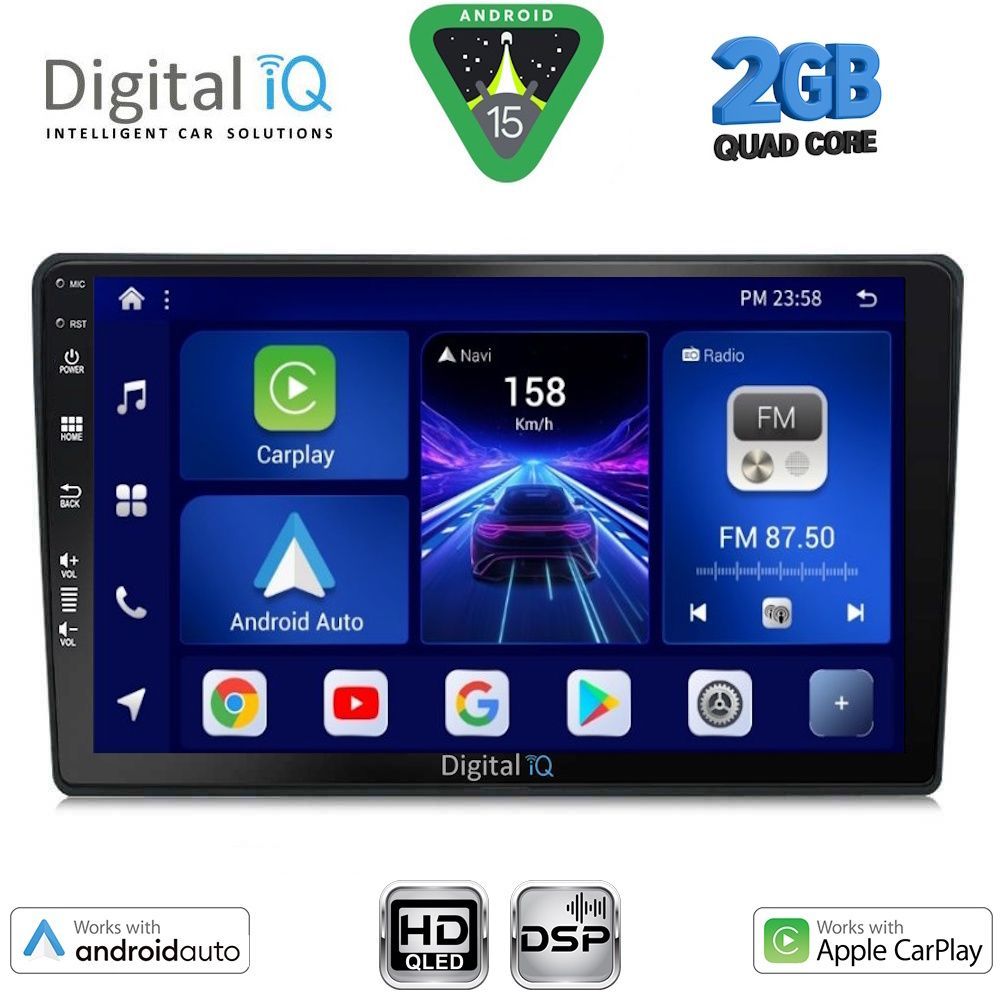DIGITAL IQ BXC 3735_CPAA DASH (9inc) MULTIMEDIA TABLET for TOYOTA YARIS mod. 1999-2006